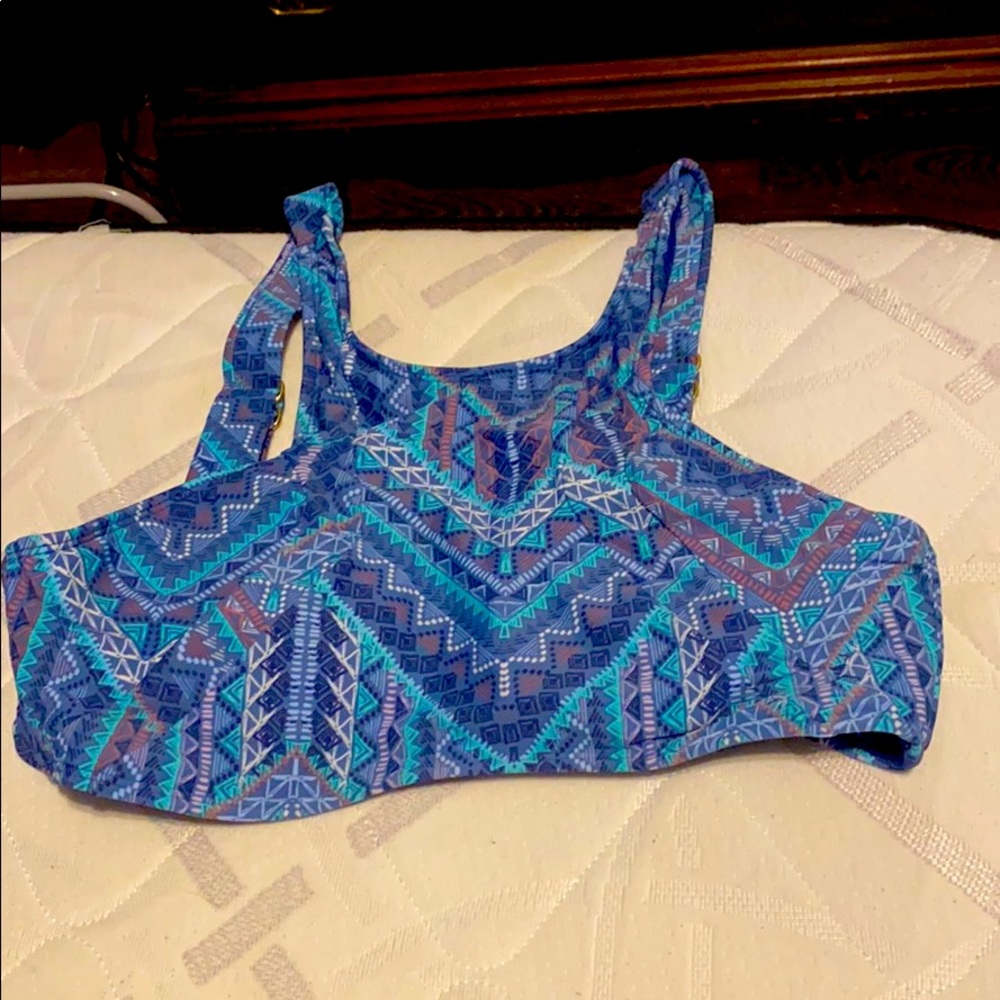 Blue Bikini top